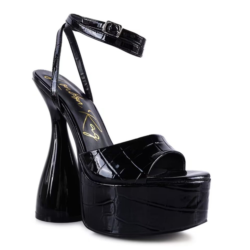 London Rag Drop Dead Platform sz7